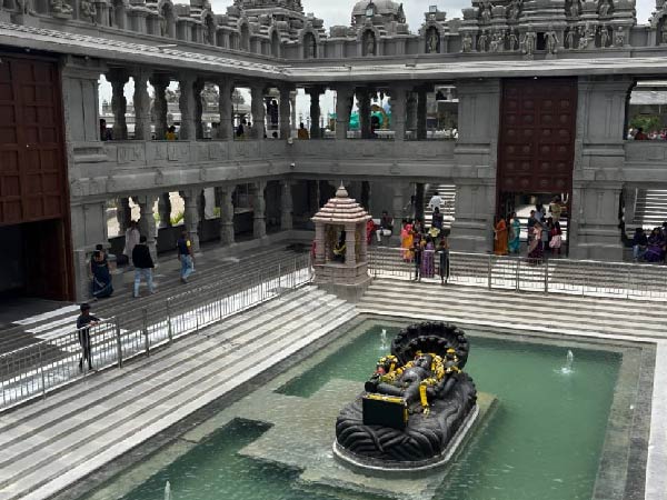 Reliable outdoor speaker solutions installed at Swarnagiri Temple-01